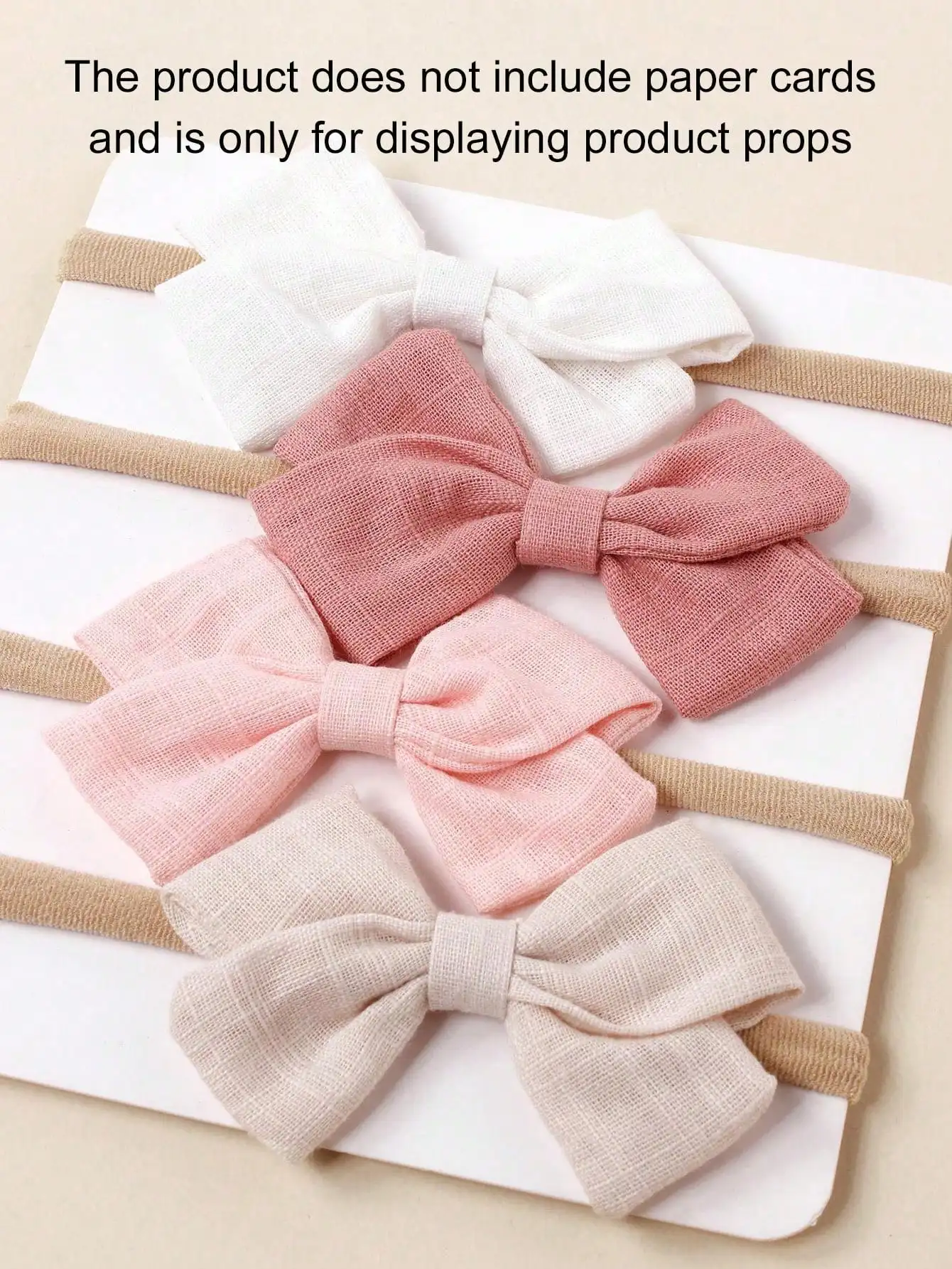 

4 шт. милых детских повязок на голову с бантиками, модный набор аксессуаров для волос для девочек и новорожденных, подходит для праздников, вечеринок, фотосессий, на каждый день