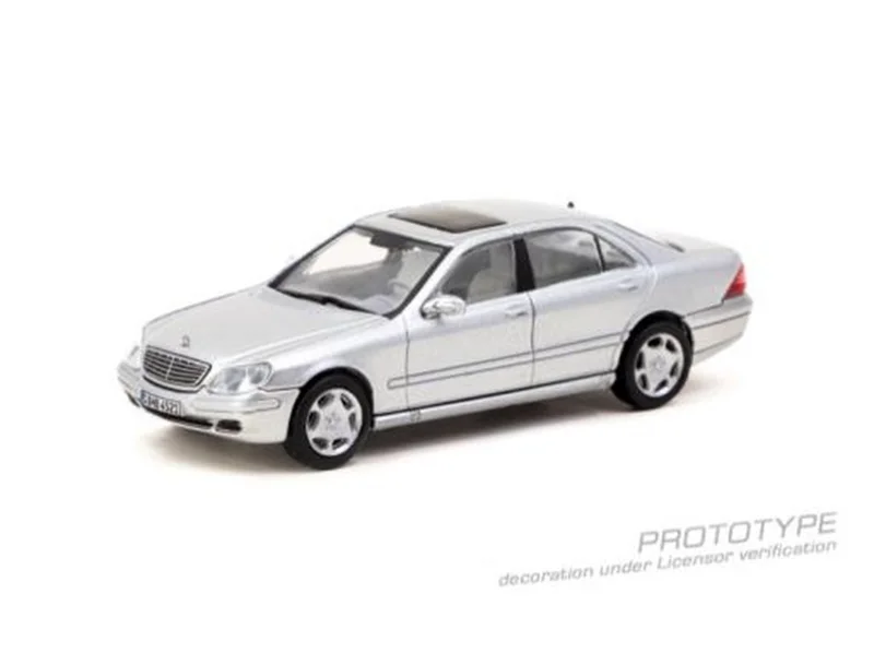 (Pre-order) Tarmac Works 1:64 S-Class Brilliant Silver Metallic Diecast Model Car