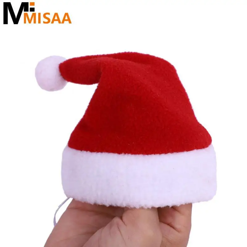 Cat Dog Christmas Hat Winter Warm Pet Cat Dog Santa Claus Hat Christmas Xmas New Year 2023 Plush Navidad Natale Pet Costumes