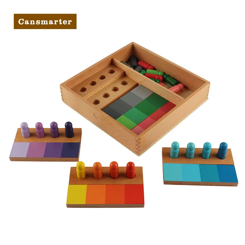 Montessori ของเล่นไม้สี Resemblance Sorting Task Permainan Teka-Teki วัยเด็กก่อนวัยเรียนของเล่นเพื่อการศึกษาเด็ก