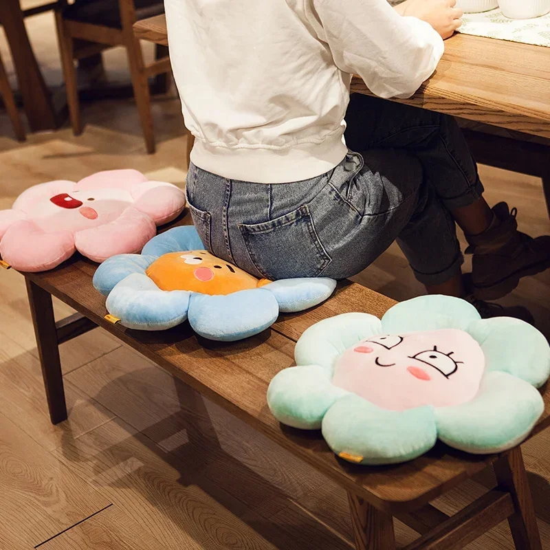 45cm Plush Ryan Pillow Chair Cushion Cartoon Muzi Pillow Apeach Non-slip Butt Cushion Office Sedentary Cushion Home Decoration