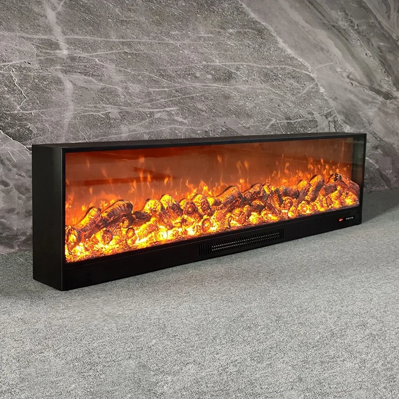 CX196HL Indoor Modern Home Surround 3 Sides 1500 MM/60 Inch Stoves with Most Natural Decor Fire Digital Electric Fireplace