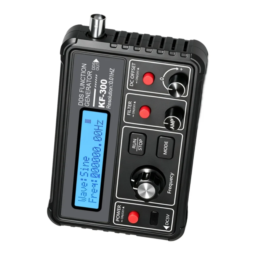 For Dds Signal Generator 15 Waveforms Frequency Counter For Schumann Resonance And Audio For Amplifier Testing Tool Black Red