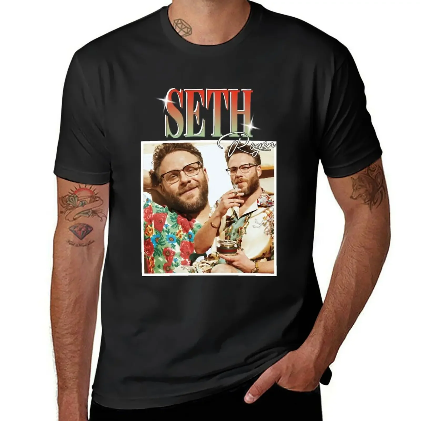 Birthday Gift Seth Rogen Awesome For Movie Fans T-Shirt blanks anime stuff t shirt men 100℅ cotton