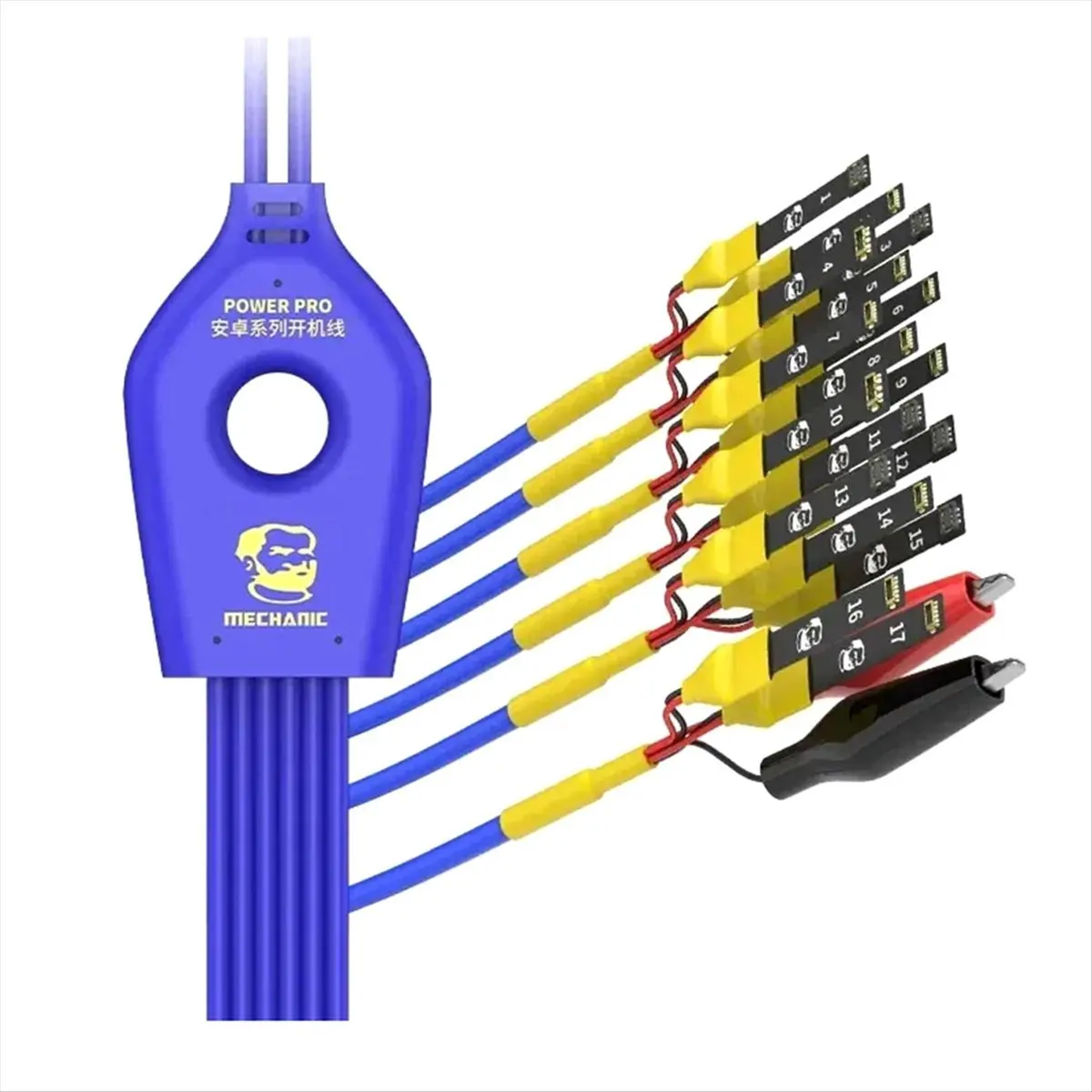 A91Z  1-to-18 Android Power Supply Test Line for Smartphone Repair Switch Power Test Cord Tools Reliable Quality