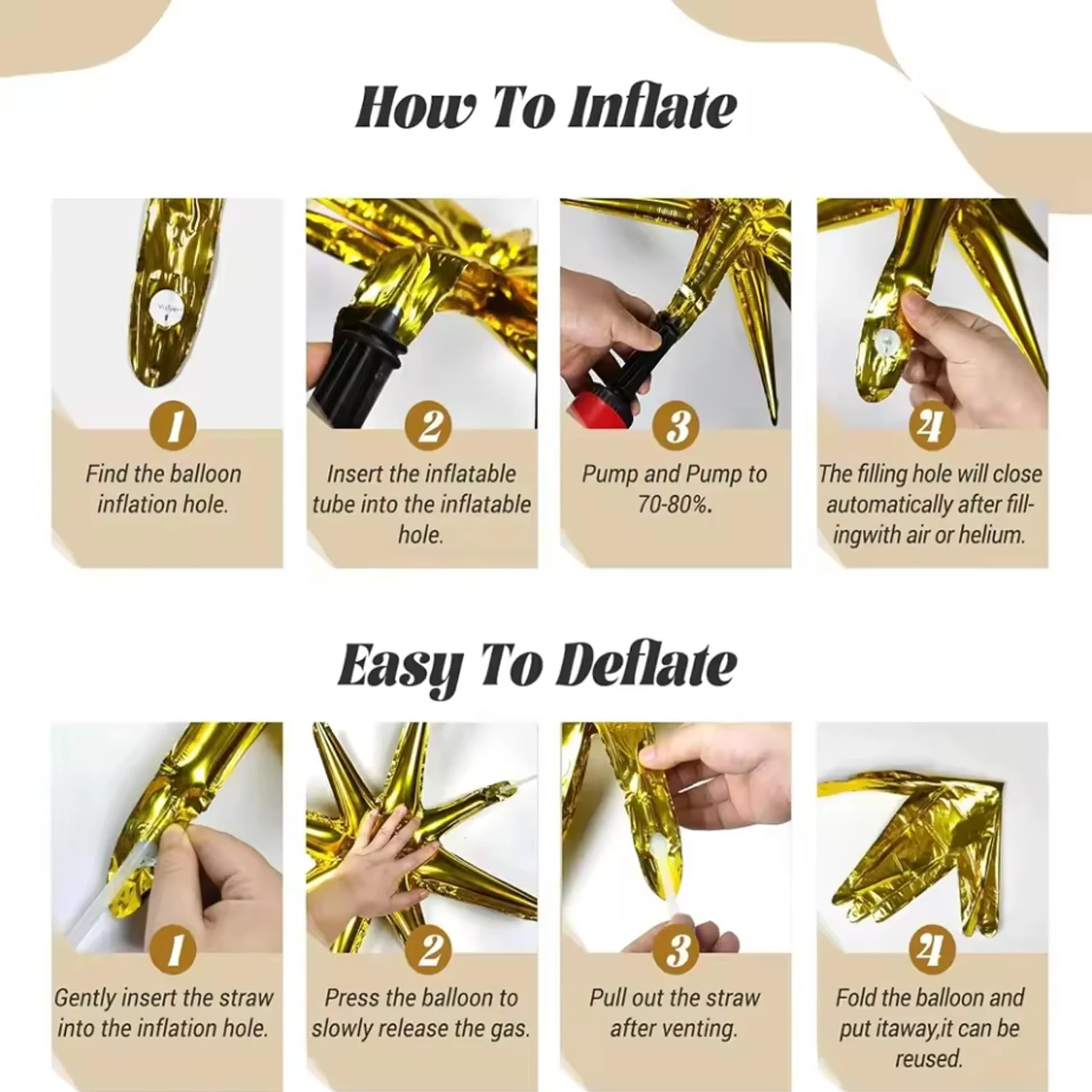 طقم قوس بالونات باللونين الأسود والذهبي مع بالونات من رقائق النجوم لمستلزمات زينة حفلات الزفاف وأعياد الميلاد والعائلية #5