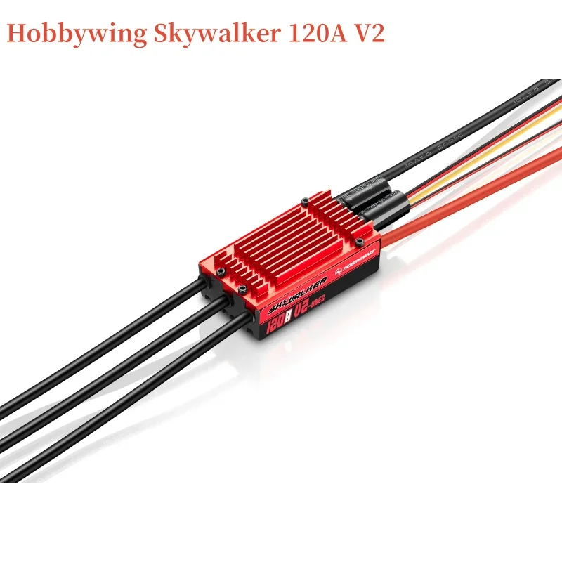 

Hobbywing Hobby Wing SkyWalker 120A V2 SkyWalker 120A-V2-UBEC Brushless ESC with Backpropulsion for RC Model Plane