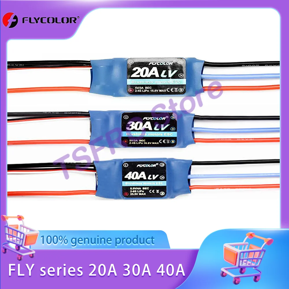 

Серия FlycolorFLY 20A 30A 40A Модель ESC с неподвижным крылом