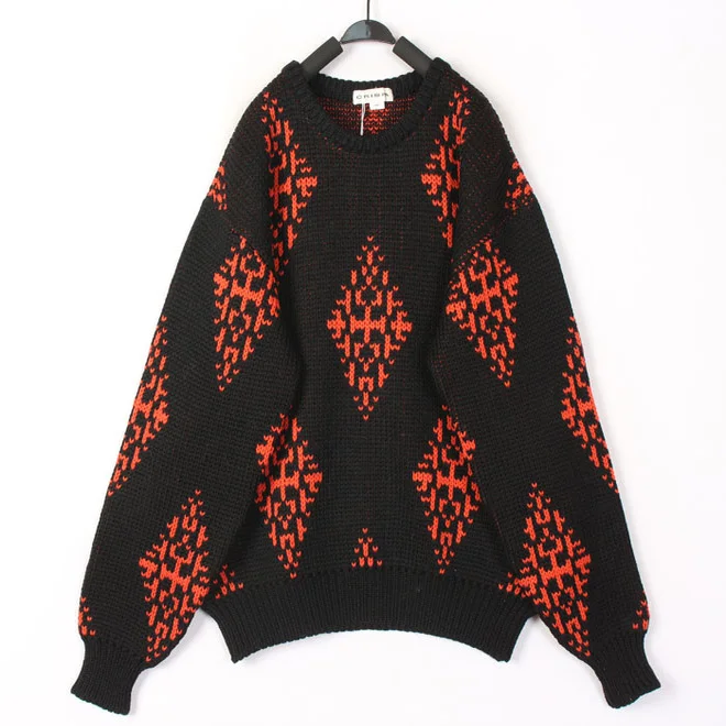 

Thiened Woolen Cisas Sle Sweater for Women Nordic Iceland Holiday Harajuku Sle ex Fair Isle Knitwear