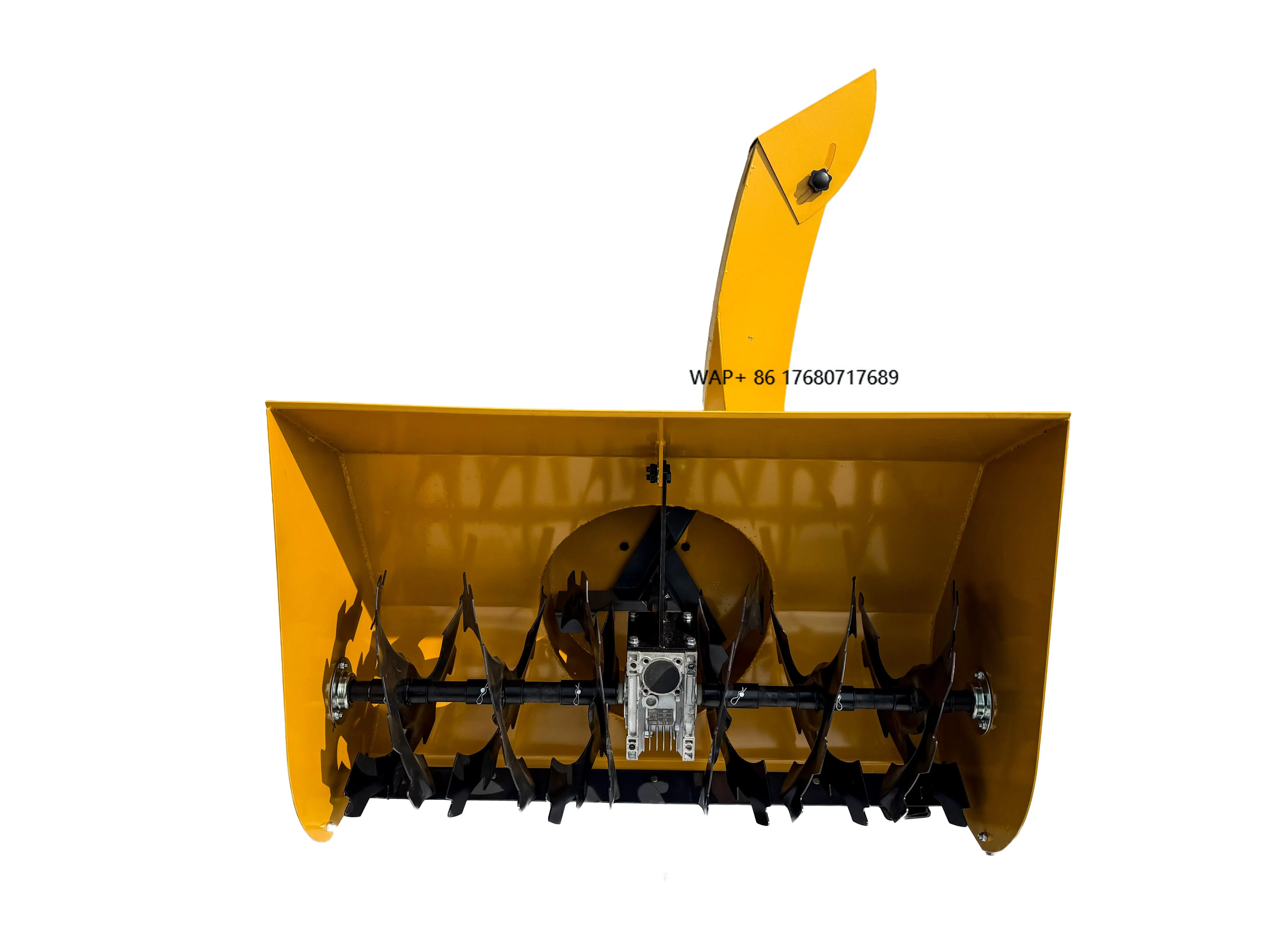 Snow Sweeper  Engine CE Mark Gear-Driven Skid Steer Loader Compatible 980mm Working Width 6M-12M Throwing Distance Snow