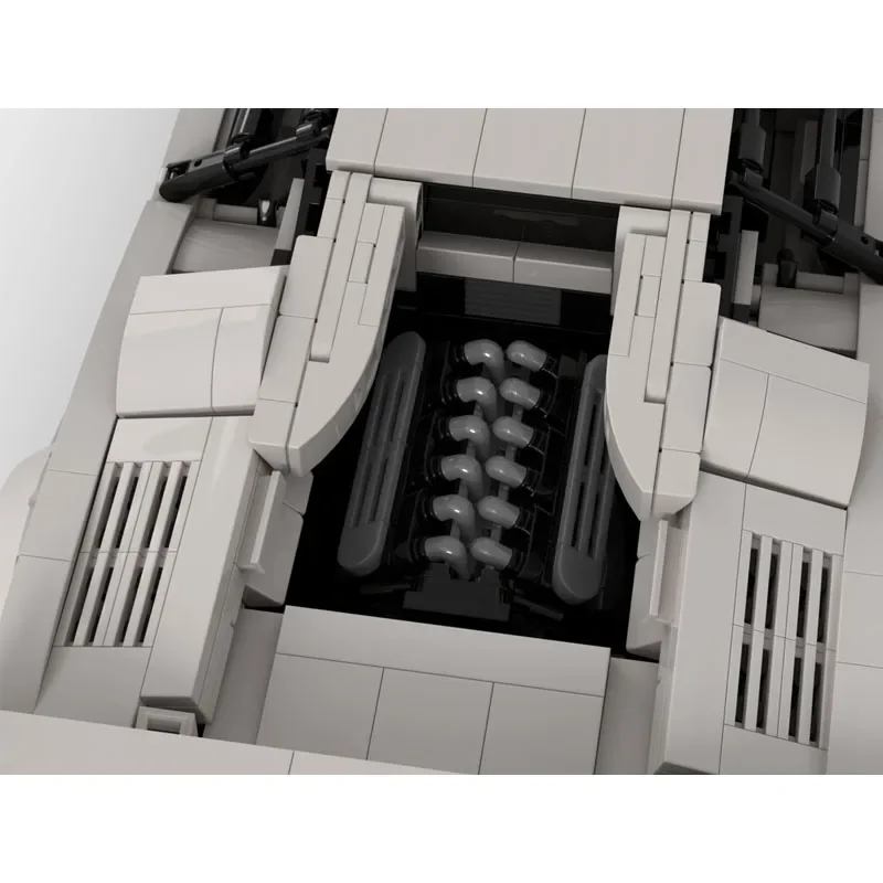 บล็อกตัวต่อ MOC- 187814   Racing Supercar ประกอบการก่อสร้างของเล่นรุ่น 1688 ชิ้นของขวัญวันเกิดเด็กของเล่นคริสต์มาส