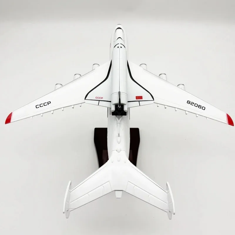 30cm Soviet An-225 Mriya Simulation Transport Aircraft 1:280 Scale Plane Model With Display Base For Collectors Aviation Gift