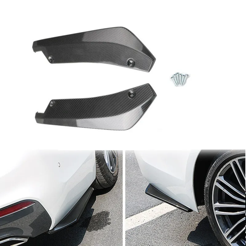 2Pcs Universal Car Rear Bumper Lip Accessories for Cadillac CTS XTS SRX ATS CT6 ESCALADE XT4 XT5 XT6 Escala Elmiraj ELR