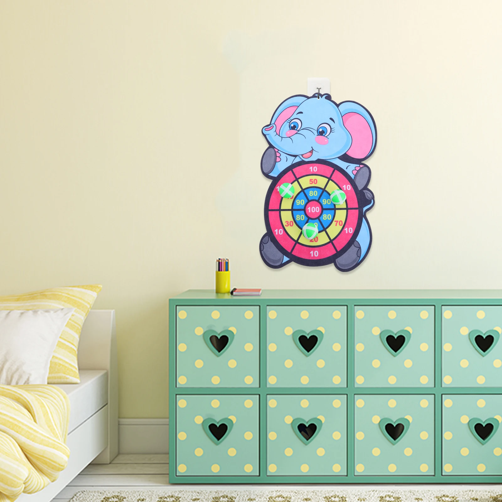 Giocattolo da tavolo educativo Piatto appiccicoso con palla Giocattoli sportivi per bambini Goo Toss Throw