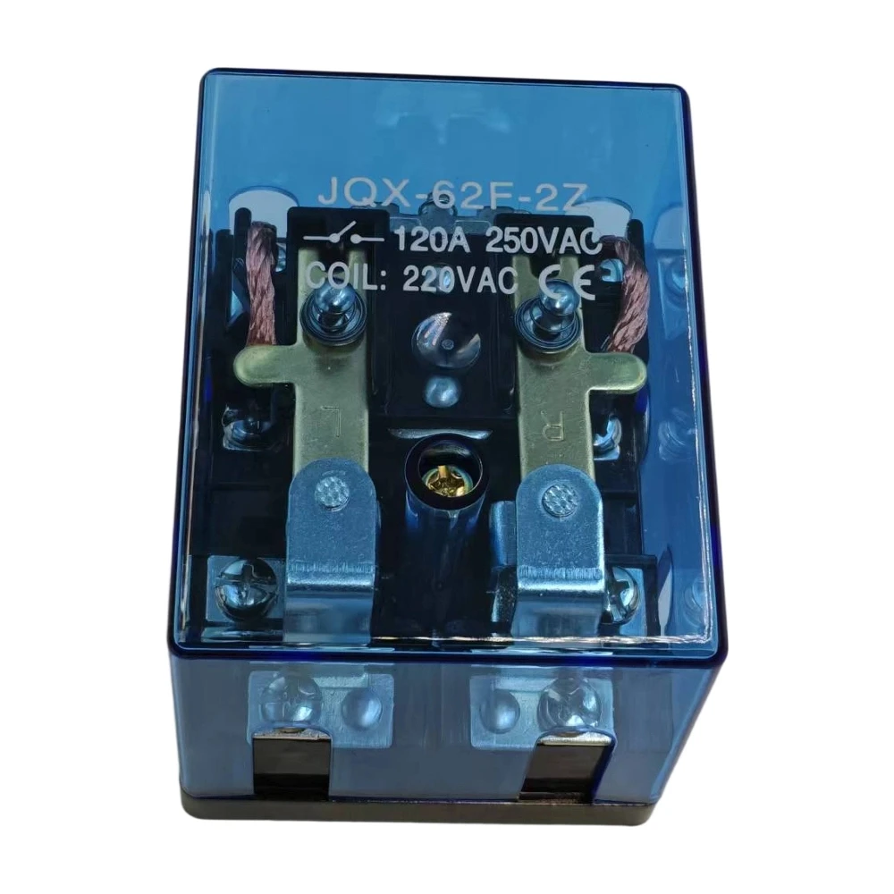 12VDC 24VDC 110VAC 220VAC 120A DPDT Power Electromagnetic Relay Motor Control Screw Mount JQX-62F-2Z 2NO 2NC