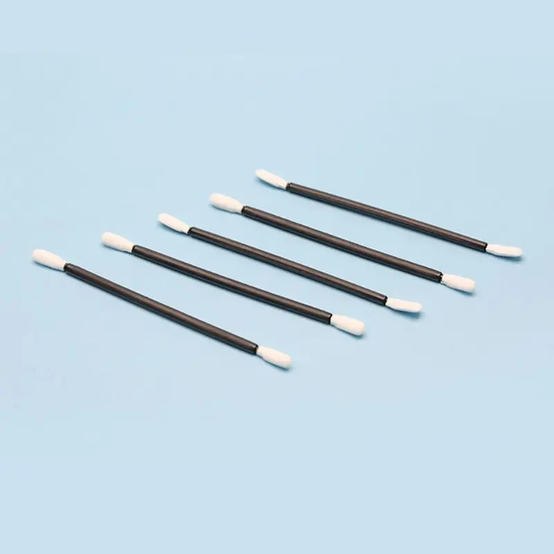 RXJC 100Pcs Double-Headed Polyester Tips Cleaning Swabs Dust-Free for Printers