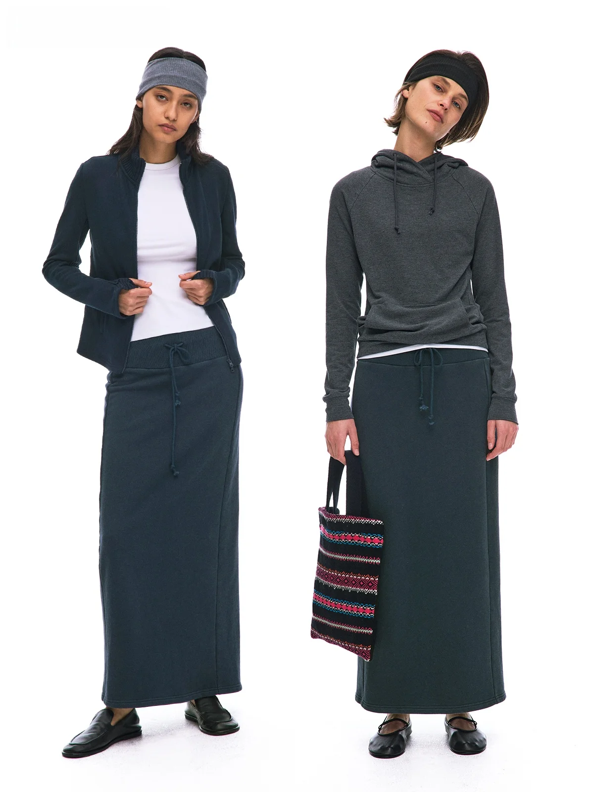 

Юбка женская повседневная из трикотажного хлопкового смесового материала с низкой талией, на шнурке и с разрезом, дышащая и комфортная