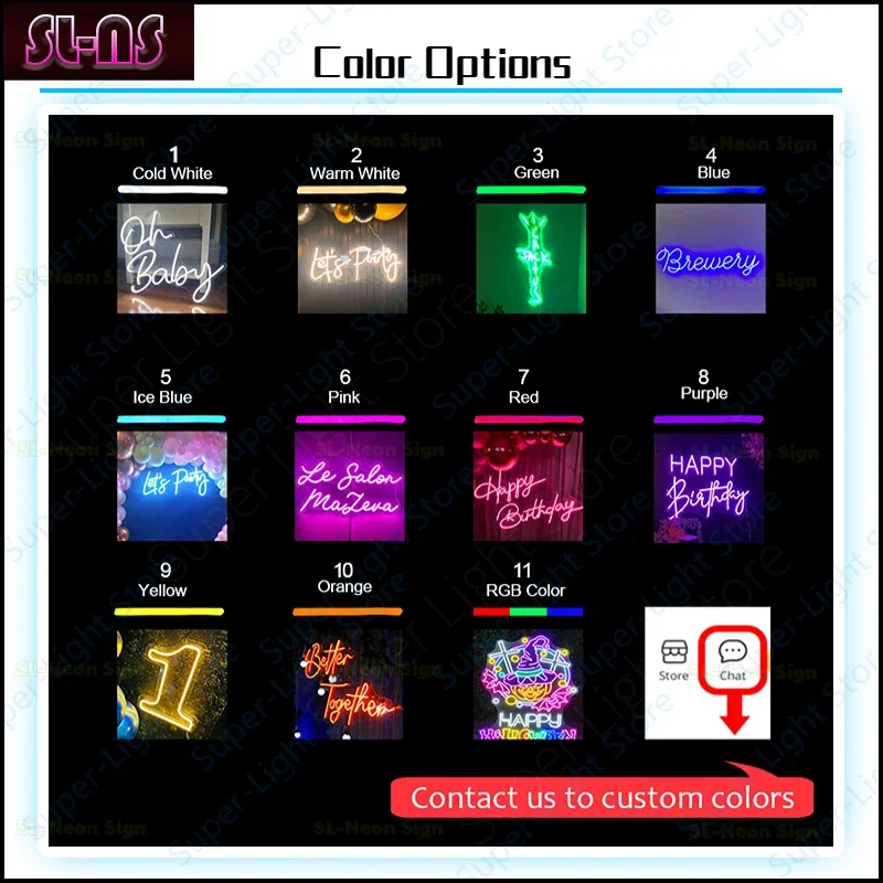 Numero personalizzato 1 2 3 4 5 6 7 8 9 0 Insegne al neon per matrimonio Primo compleanno Decorazione da parete per feste LED Insegne luminose Numeri Lampada