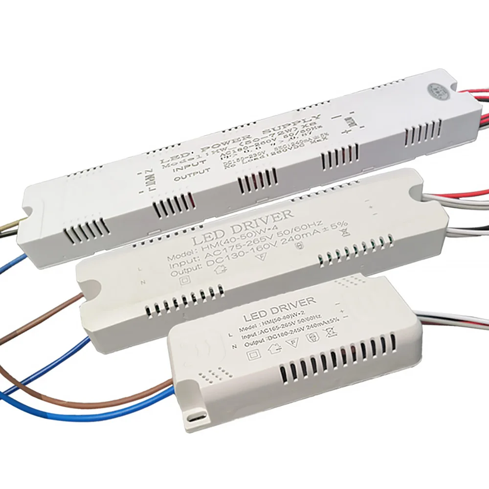 240mA Constant Current LED Driver 50-80W*2 40-50W*4 50-70W*6 50-72W*8 Power Supply AC180-260V To DC150-230V Lighting Transformer