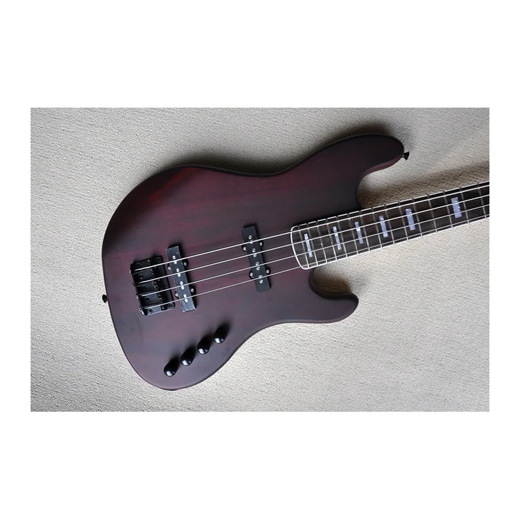 Factory Direct Sale Four String Custom Guitar Musical Instrument Electric Guitar Bass Suitable for Beginners