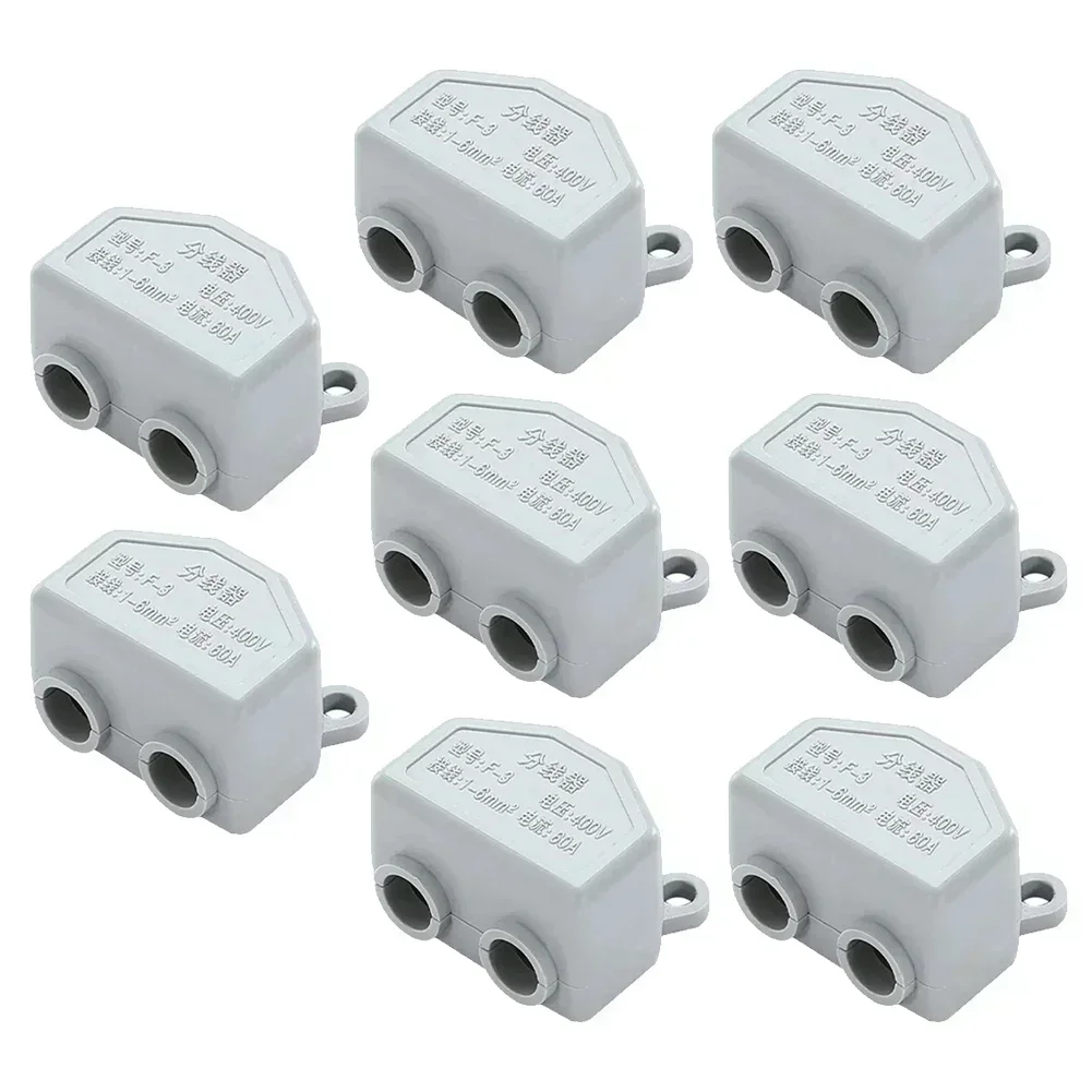 Robust Quick Terminal Block for Electrical Applications 60A Rated Made of Brass for Enhanced Performance and Reliability