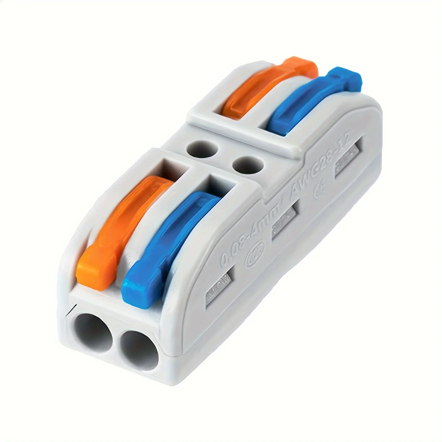 2/10/20 Pack Lever Wire Nut Connectors, Quick Wiring Cable Connectors, Push-In Conductor Wiring Board Quick Wiring Connectors, Suitable for Awg 28-12