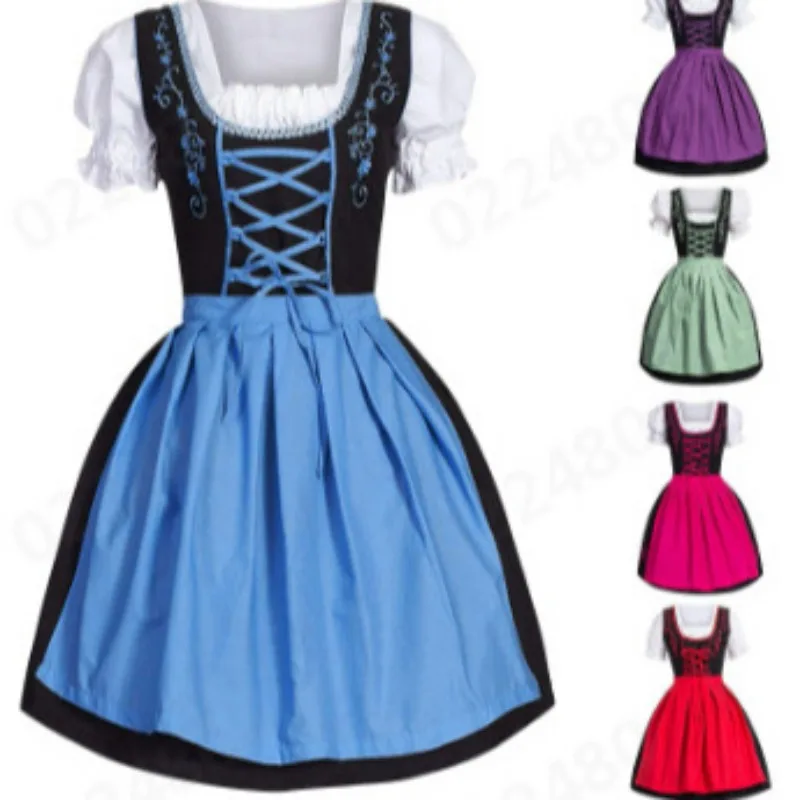 أزياء الهالوين الأمريكية للعب الأدوار في مهرجان أكتوبر، أزياء الخادمة للنساء، فساتين ملابس غير رسمية للخادمة