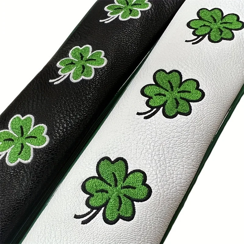 1pc Lucky Clover Golf Alignment Stick Cover - Improve Your Swing with Four Leaf Design