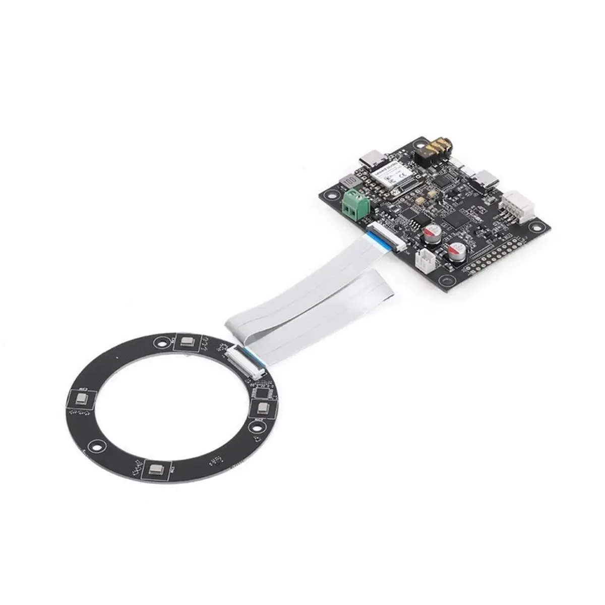 A85P ReSpeaker Flex XVF3800 Circular 4-Mic AI Microphone Array, with XIAO ESP32S3, USB/I2S for Robotics Embodied AI