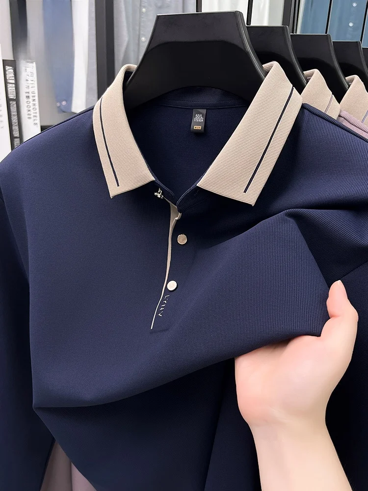 

Мужская повседневная дышащая верхняя одежда Lormen: стильная рубашка на пуговицах для мужчин среднего возраста