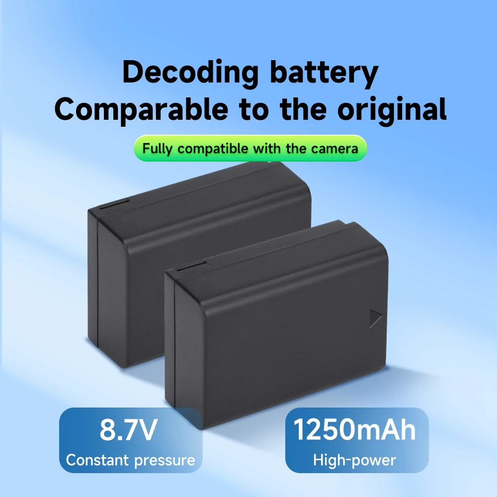 PALO EN-EL25 EN EL25 Rechargeable Li-ion Battery + Storage Box LCD Dual Charger For Nikon Z30 Z50 ZFC Z 50 Z FC Camera Battery