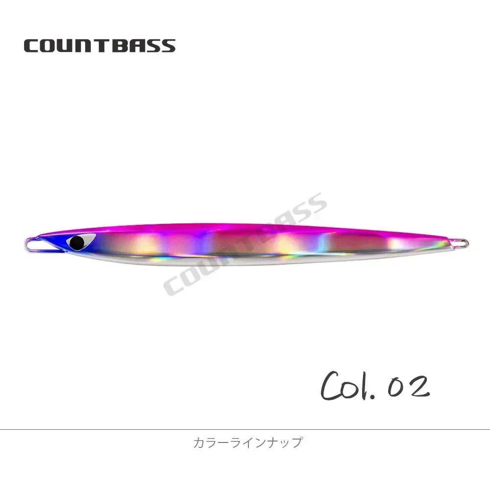 COUNTBASS 80g 110g 130g 150g 175g Deep Sea Jigging Lures, Japanese Metal Fishing Baits, Pesca Snapper Fast Fall