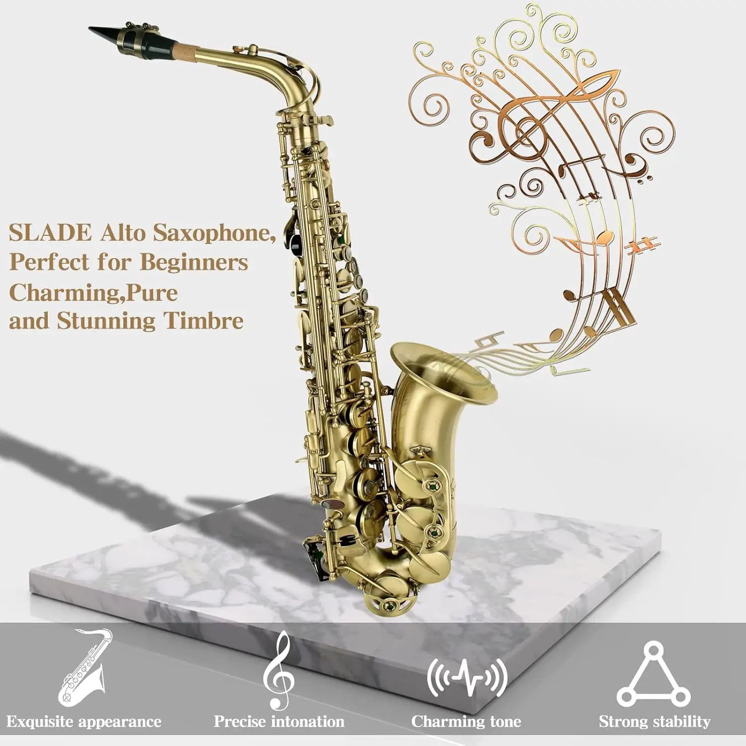 Saxophone Eb Alto Saxophone for Beginner Students, Saxaphone Adult, Saxophone Alto, Beginner Saxophone, Alto Saxaphone, Saxofon