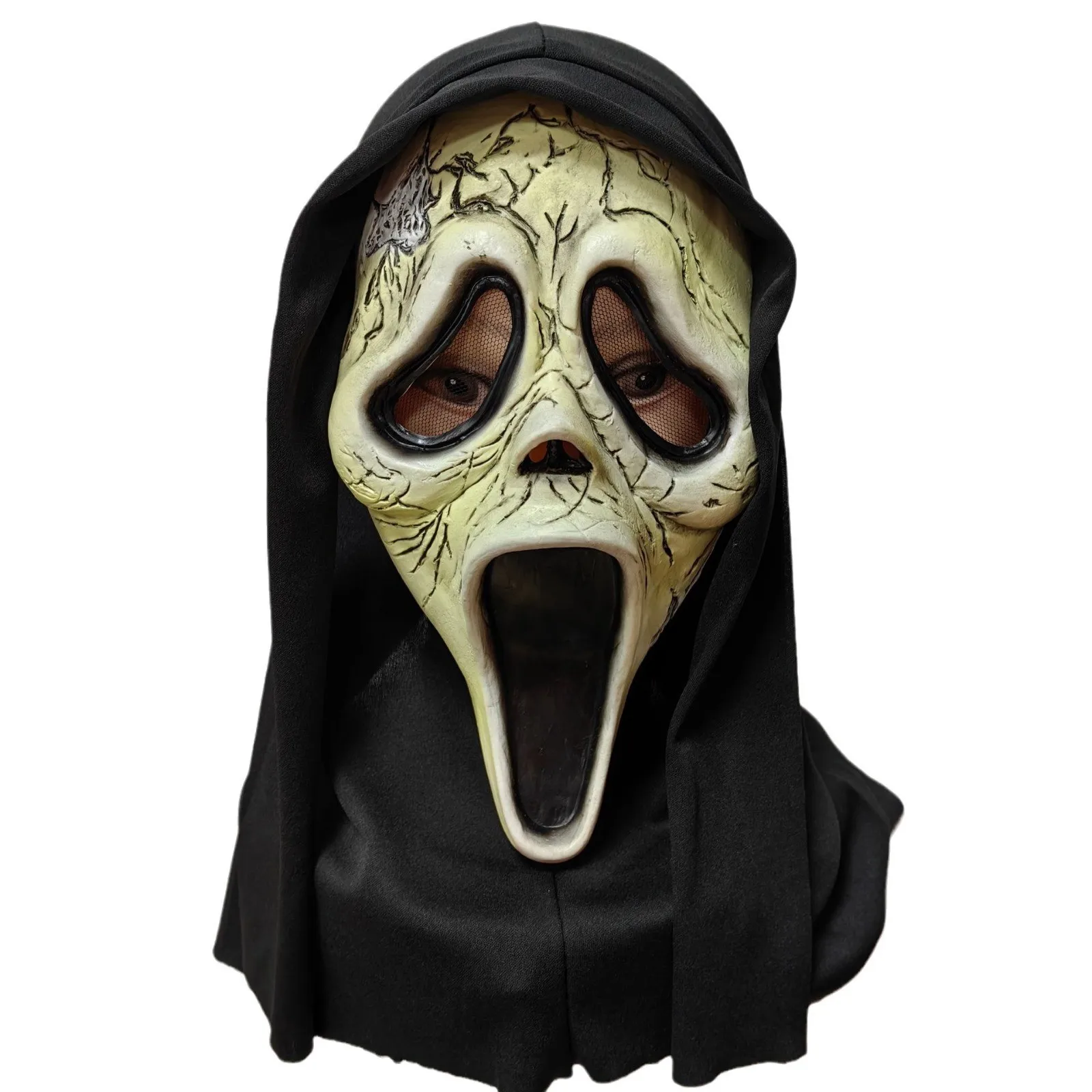 

Halloween horror Grim Reaper Skull Mask Script Kill Dawn Killing Machine Shock Ghost Mask Wolf Teeth Ghost Mask