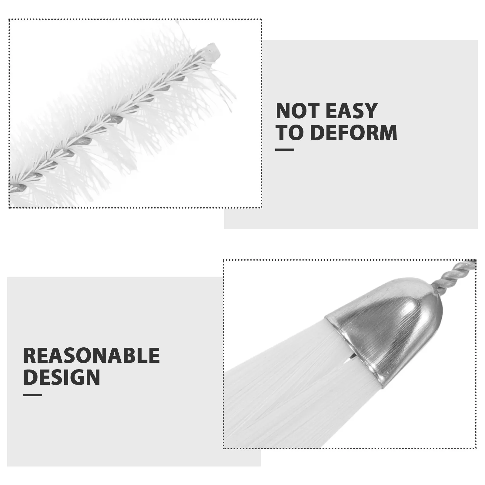 6Pcs Cleaning Brush Set Double Ended Metal Tools for Keyboard Sewing Machine Dust Removal Multi Purpose Kit