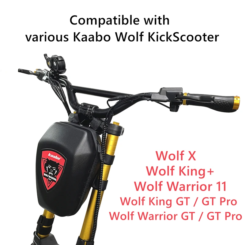 Original Kaabo Wolf Scooter Bag Portable Hanging Head Bag for Kaabo Wolf Warrior Wolf King GTR Kickscooter 4L Bag Accessories