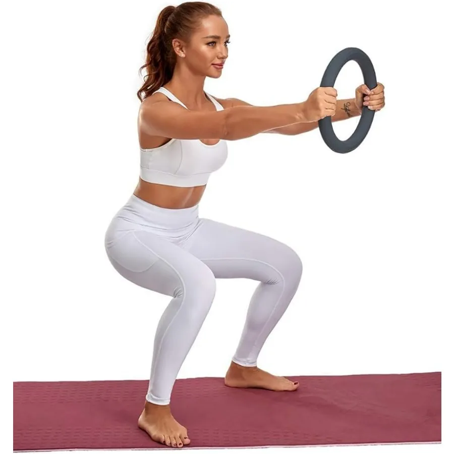 قضبان وزن اليد للنساء 3 رطل مجموعة الدمبل مكونة من 2 أو 1 قطعة حلقة كيتل بيل للمشي وتدريبات القوة والبيلاتيس