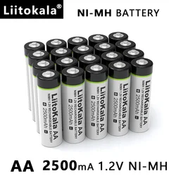 Liitokala 1.2V AA 2500mAh Ni-MH Rechargeable Battery For Temperature Gun Remote Control Mouse Toy Batteries