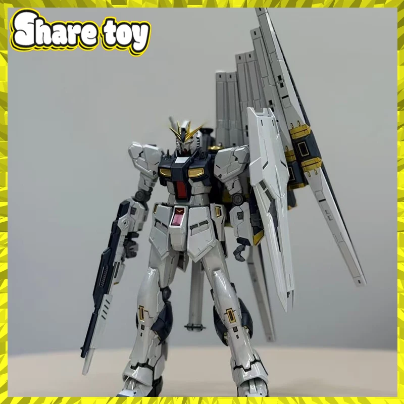 

New GAOGAO RG 1/144 V Nu Assembly Model Kit Titanium Finishi With Double Fin Funnel Action Figure Plastic Model Kits Toy Gift