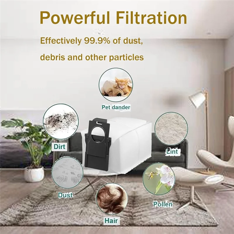 

AB08-Dust Bags For Dreame L10s Pro Ultra/X30 Ultra/X40 Ultra/L40 Ultra Robot Vacuum Cleaner Replacement Canister Vacuum Bags