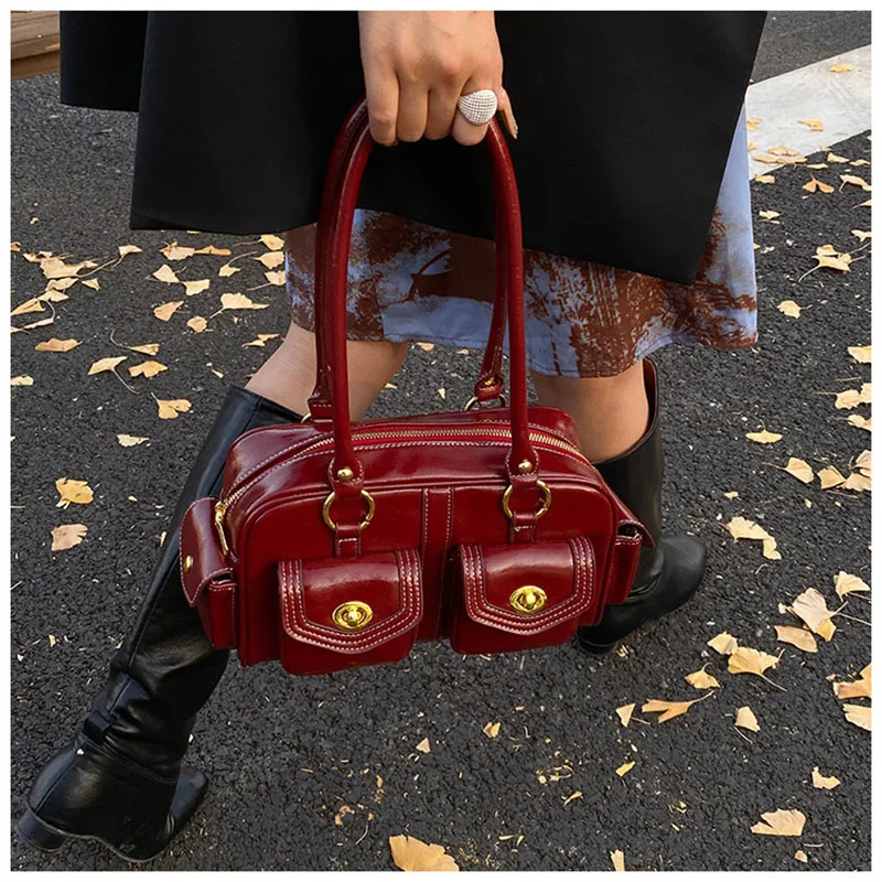 

New Pillow Tote Bag Women Shoulder Bag High Quality Casual Multiple Pockets Handheld Handbag Ladies