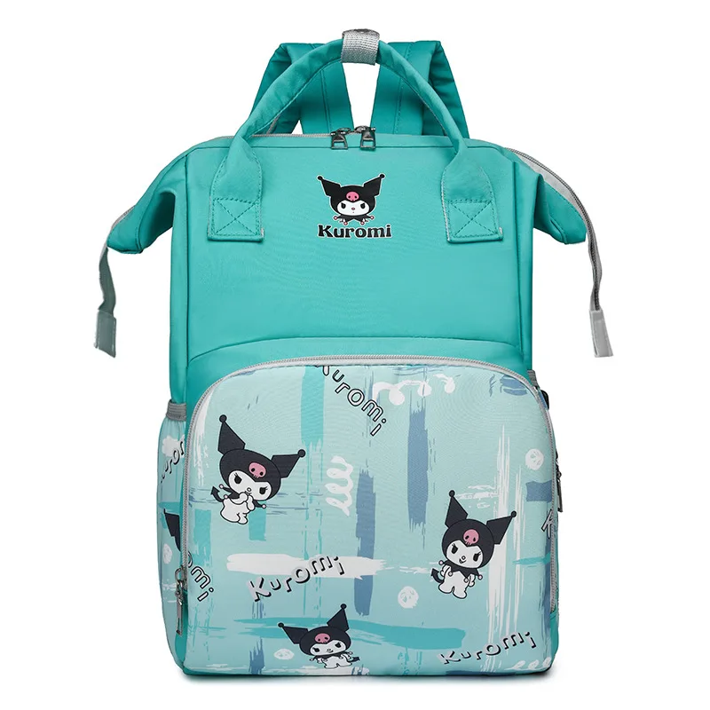 

Sanrio Kuromi Backpack Anime Cartoon Cute Large Capacity Commuter Tote Bag for School College Daily Use
