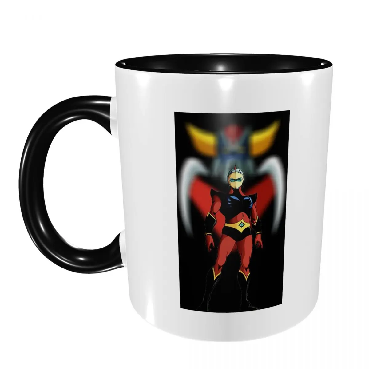 Goldorak Grendizer Anime UFO Robot Goldrake Mug Funny Ceramic Coffee Cups Tea Mugs Milk Cup Drinkware Gifts for Friends
