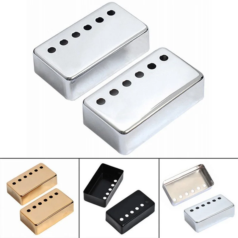 Electric Guitar Humbucker Pickup Covers 50 + 52mm  Epiphone LP Style Electric Guitar Gold / Silver / Black