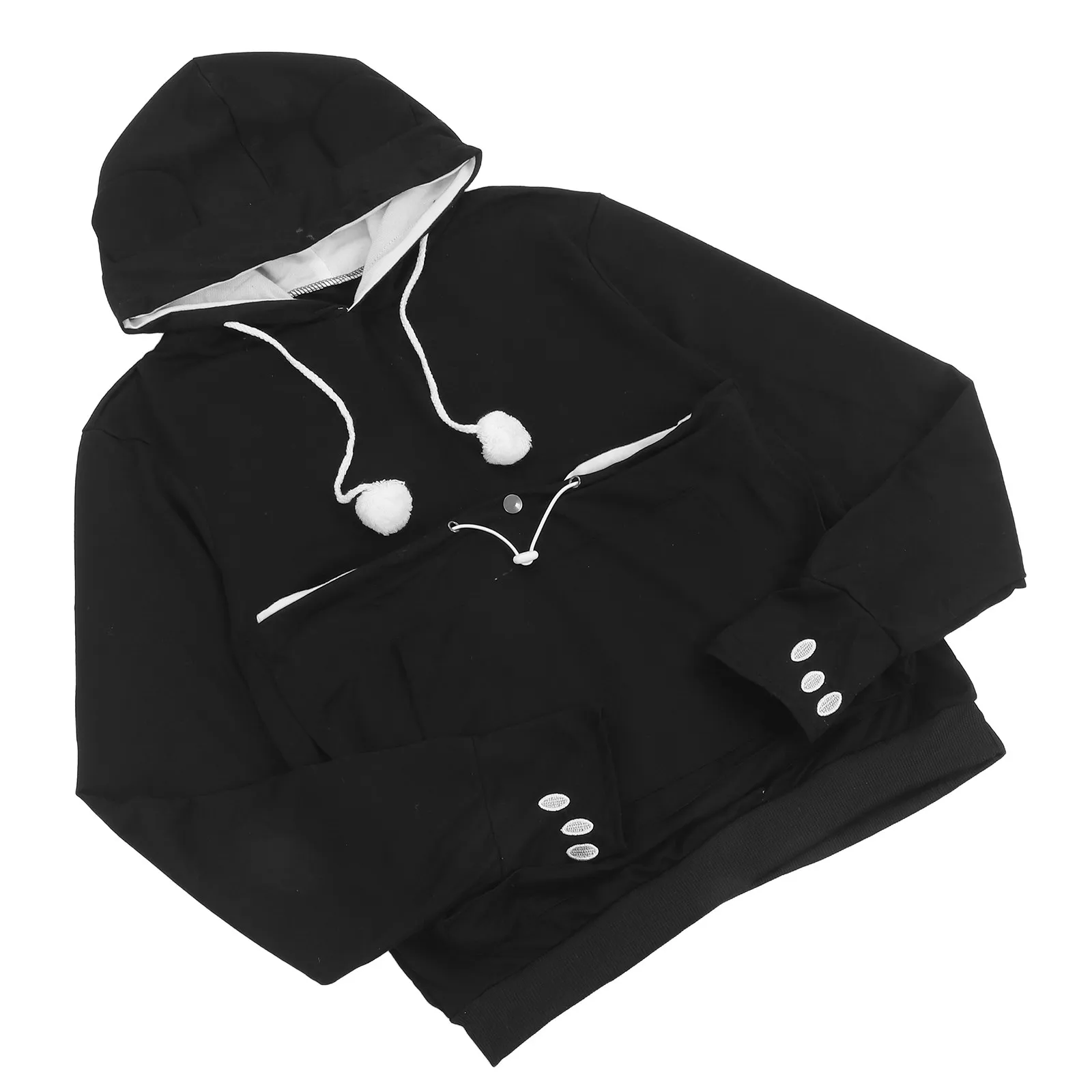 

Универсальная толстовка-переноска для кошек и собак с усиленным карманом на молнии, теплая и уютная, для осени и зимы, размер L