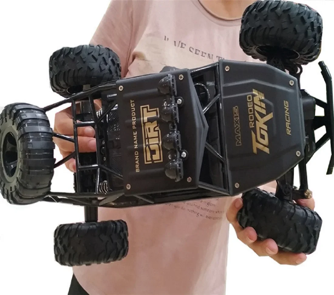 28cm 37cm 4WD RC CAR With LED Lights 2.4G Radio Remote Control Cars Buggy Off-Road Control Trucks Boys Toys for Children