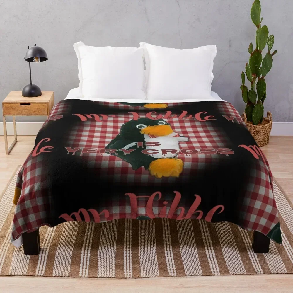 

Mr Flibble is very cross Throw Blanket Sofa Decorative Sofa Fashion Sofas Bed Blankets