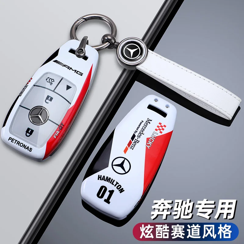 Car Remote Key Case Cover Shell Accessories For Mercedes Benz A C E S G Class GLC CLE CLA GLB GLS W177 W205 W213 W222 X167 AMG