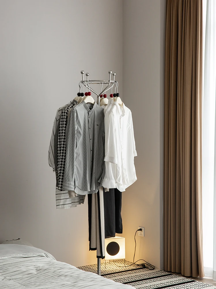 Petal coat rack Floor hanger 304 stainless steel bright light