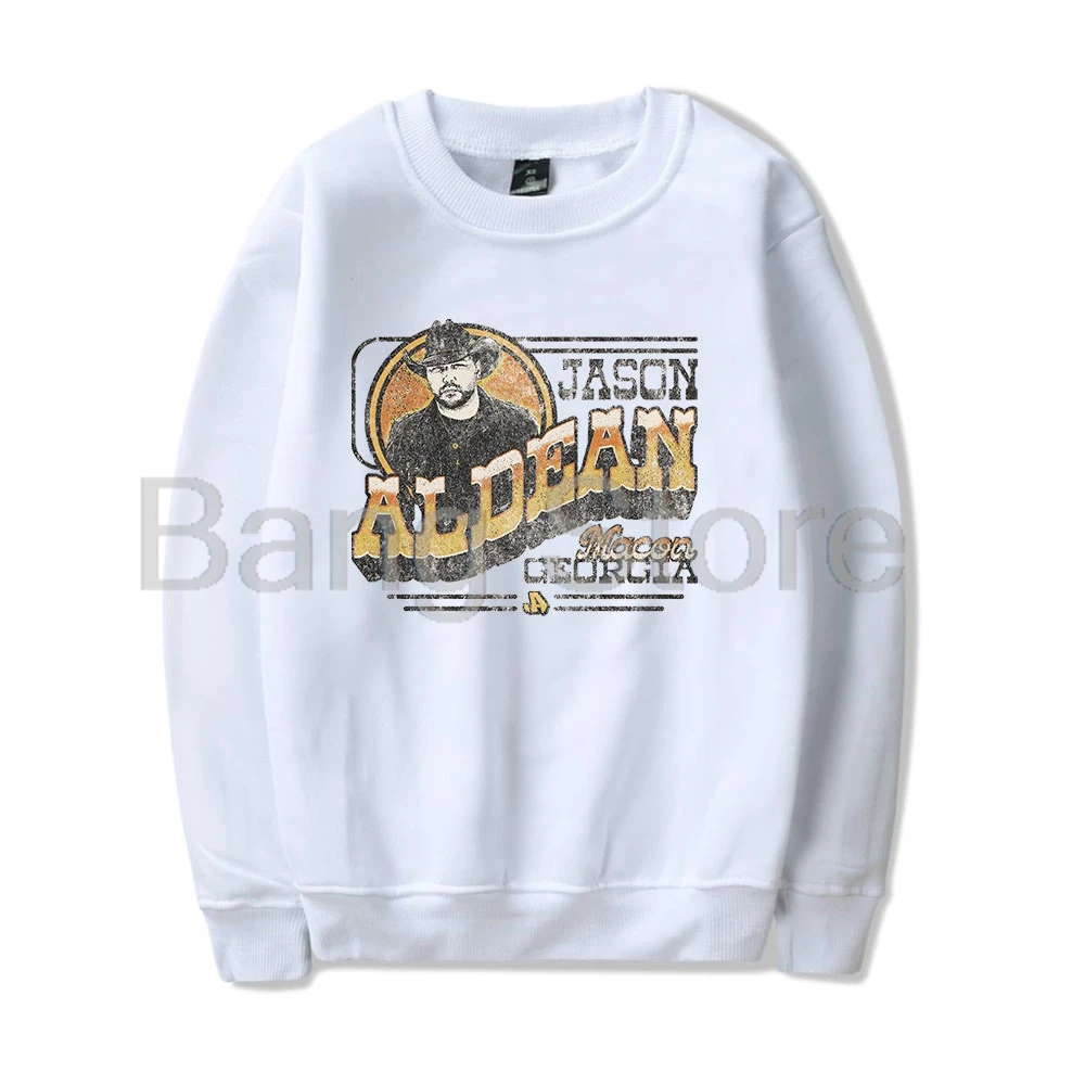 Jason Aldean Macon Georgia O-Neck Sweatshirts Women Men Long Sleeve Fashion Pullover Unisex Clothes